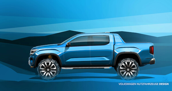 Nowy Amarok: inspirujący design nowego pick-upa marki Volkswagen Samochody Dostawcze